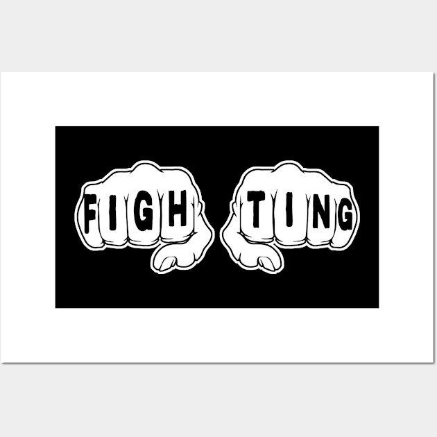 Fighting Fists Wall Art by adik